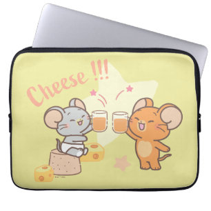 Housse Pour Ordinateur Portable Anime Tuffy et Jerry Cheese au fromage