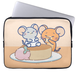 Housse Pour Ordinateur Portable Anime Tuffy et Jerry Cheesecake