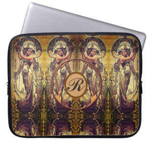 Housse Pour Ordinateur Portable Annonce élégante femme Art nouveau