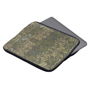 Housse Pour Ordinateur Portable Antique victorienne William Morris fleurs de jardi