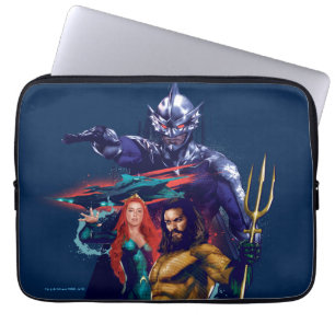 Housse Pour Ordinateur Portable Aquaman   King Orm contre Mera et Aquaman