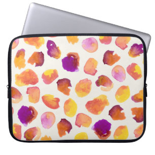 Housse Pour Ordinateur Portable Aquarelle Abstraite Vintage en continu