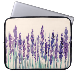 Housse Pour Ordinateur Portable aquarelle de lavande française