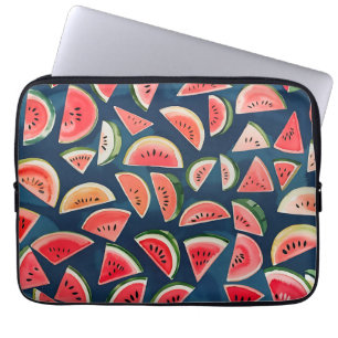 Housse Pour Ordinateur Portable Aquarelle été Watermelon Slices Patten