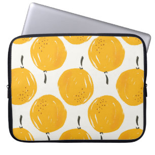 Housse Pour Ordinateur Portable Aquarelle oranges fruit peinture à la main illustr