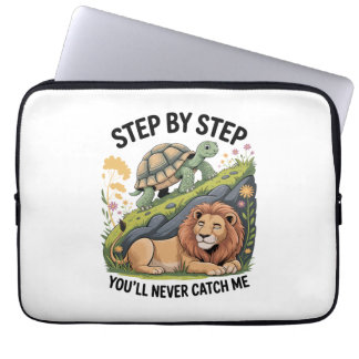 Housse Pour Ordinateur Portable Aquarelle Tortue de Noël