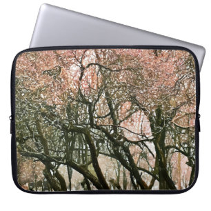 HOUSSE POUR ORDINATEUR PORTABLE ARBRES D'HIVER