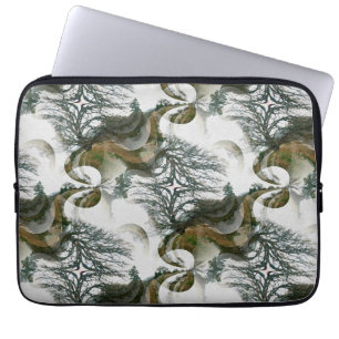 Housse Pour Ordinateur Portable Arbres en hiver.......