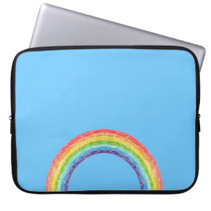 Housse Pour Ordinateur Portable Arc en ciel et ciel bleu
