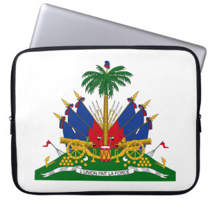 Housse Pour Ordinateur Portable Armoiries haïtiennes (Haïti)