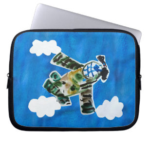 Housse Pour Ordinateur Portable Army Jet "Art by Kids"
