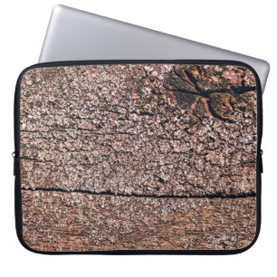 Housse Pour Ordinateur Portable arrière - plan abstrait de vieux bois texture clos