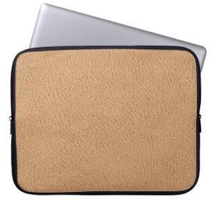 Housse Pour Ordinateur Portable Arrière - plan de texture en cuir. texture Brown e