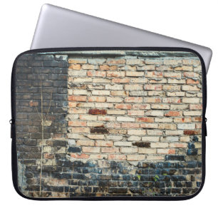 Housse Pour Ordinateur Portable Arrière - plan de texture murale en briques mélang