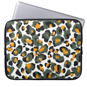 Housse Pour Ordinateur Portable Arrière - plan de texture Poster de animal Leopard