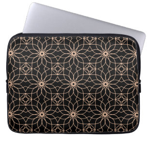 Housse Pour Ordinateur Portable Art arabe Motif géométrique islamique