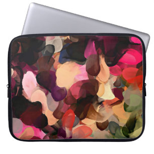 Housse Pour Ordinateur Portable Art numérique motif abstrait. Dessin à main modern