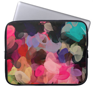 Housse Pour Ordinateur Portable Art numérique motif abstrait. Dessin à main modern