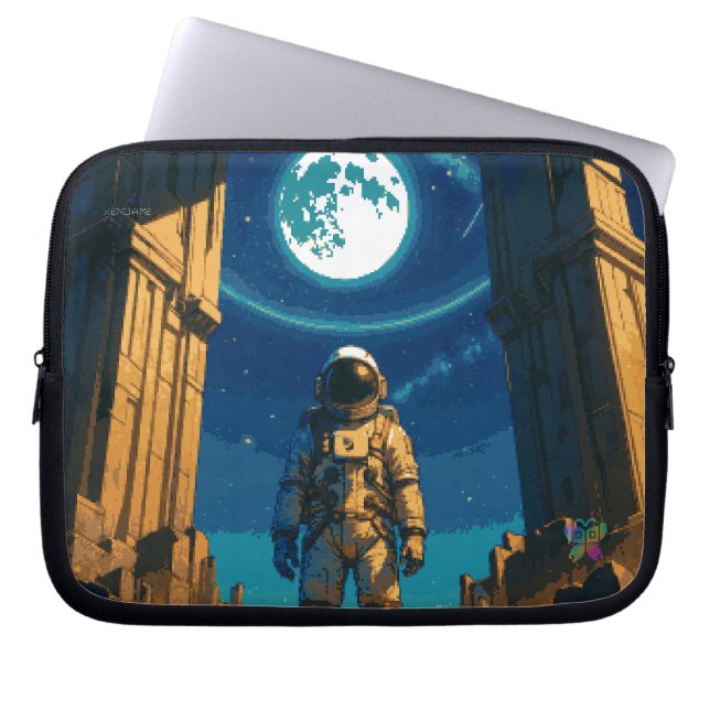 Housse Pour Ordinateur Portable Astronaut Beneath the Celestial Gate (Devant)