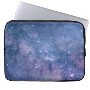Housse Pour Ordinateur Portable Astronomie cosmos bleu violet violet ciel étoiles