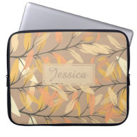 Automne moderne Feuilles d'automne Motif Personnal