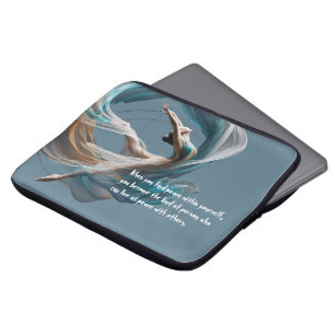 Housse Pour Ordinateur Portable Avion Air Yoga Instructeur Pilates Fitness