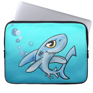 Housse Pour Ordinateur Portable Awesome Cartoon Shark
