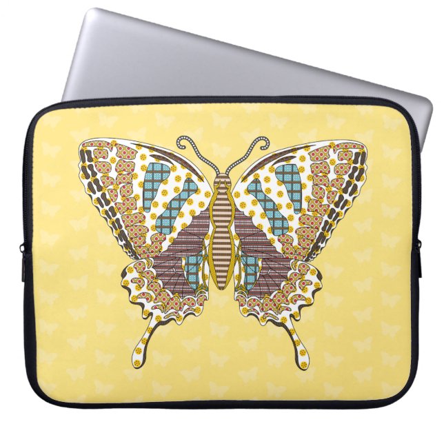 Housse pour ordinateur portable Aztec Swallowtail (Devant)