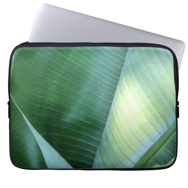 Housse Pour Ordinateur Portable Banane Feuilles Abstrait 37 (Devant)