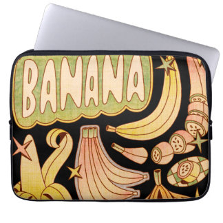 Housse Pour Ordinateur Portable Banane / Illustration de banane