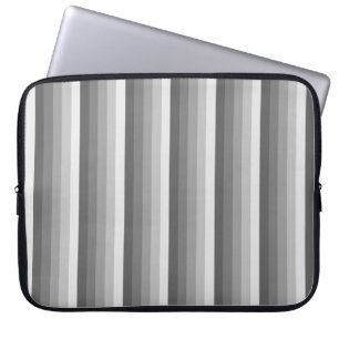 Housse Pour Ordinateur Portable Bandes d'ombre grises