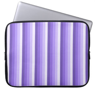 Housse Pour Ordinateur Portable Bandes d'ombre violette
