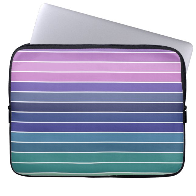 Housse Pour Ordinateur Portable Bandes multicolores (Devant)