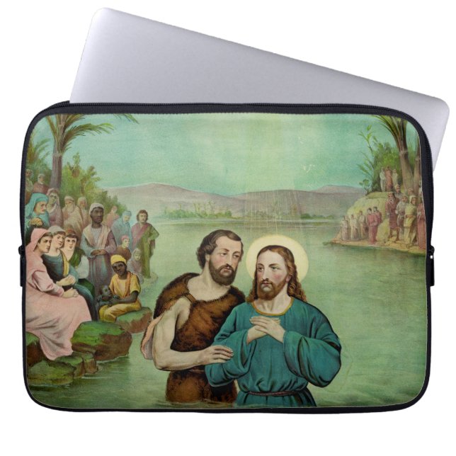 Housse Pour Ordinateur Portable Baptême de Jésus-Christ (Devant)