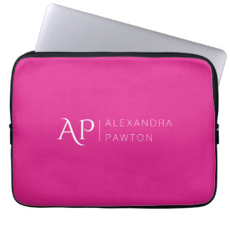 Housse Pour Ordinateur Portable Barby Pink Simple Minimaliste Personnalisé