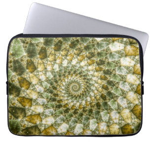 Housse Pour Ordinateur Portable Barres marbrées - Mandelbrot Art
