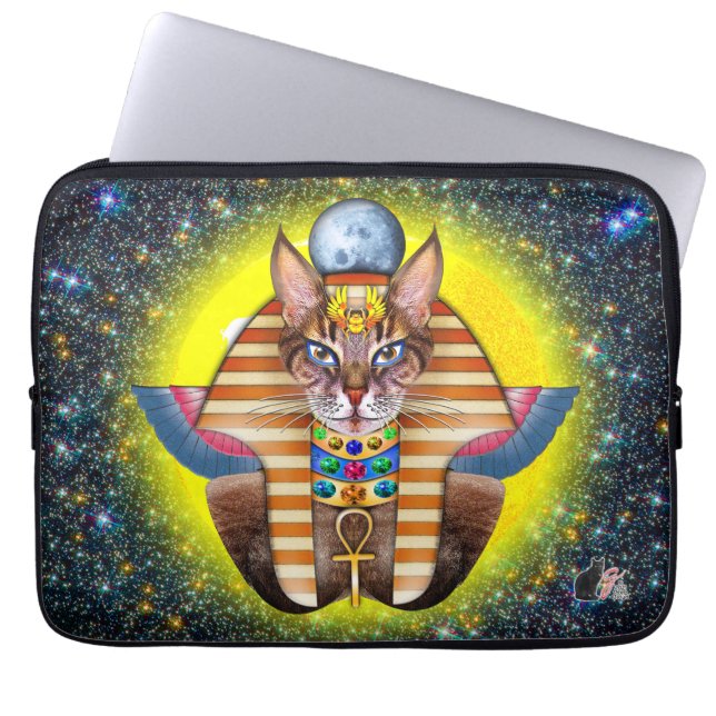 Housse Pour Ordinateur Portable Bastet (Devant)