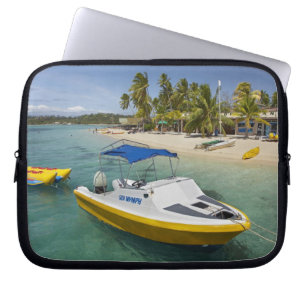 Housse Pour Ordinateur Portable Bateau à moteur et bateau banane