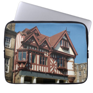 Housse Pour Ordinateur Portable Bâtiment en chêne Tudor, Edimbourg, Ecosse