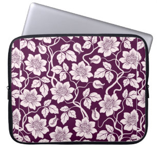 Housse Pour Ordinateur Portable Beau Arrière - plan Floral