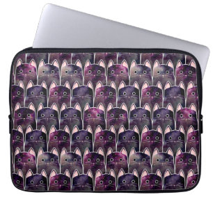 Housse Pour Ordinateur Portable Beaucoup de Motif de chats galaxy