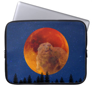 Housse Pour Ordinateur Portable Beaver Moon en novembre