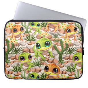 Housse Pour Ordinateur Portable Bébé Geckos jote personnages de dessin