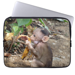 Housse Pour Ordinateur Portable Bébé singe