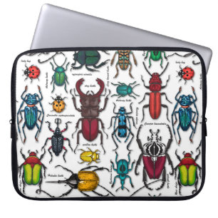 Housse Pour Ordinateur Portable Beetons sur blanc