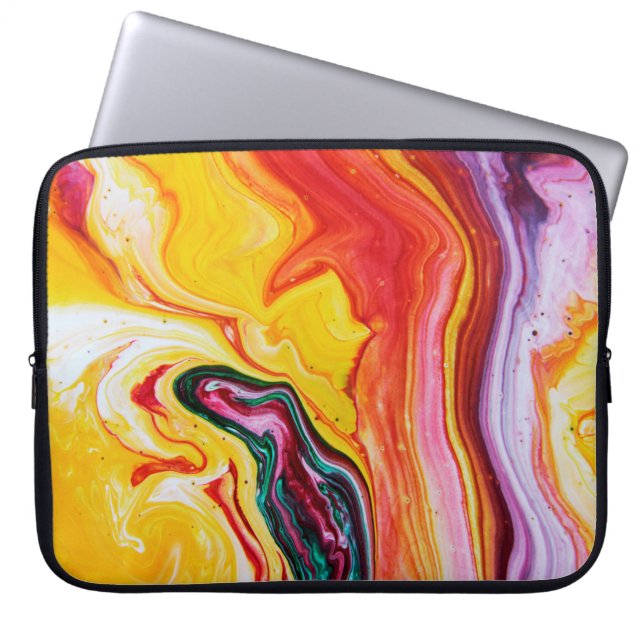 Housse Pour Ordinateur Portable Belle eau océan Abstrait (Devant)