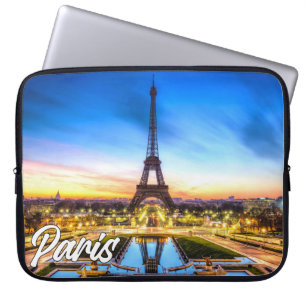 Housse Pour Ordinateur Portable Belle Paris, France Tour Eiffel
