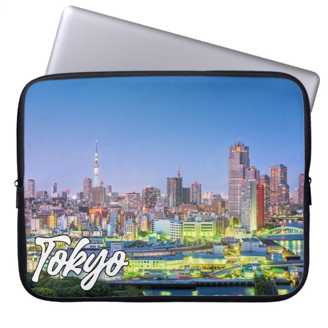 Housse Pour Ordinateur Portable Belle Tokyo, Japon (Devant)