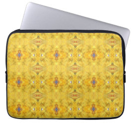 Housse Pour Ordinateur Portable Bête Bleue Couchant Jaune