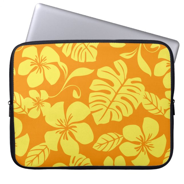 HOUSSE POUR ORDINATEUR PORTABLE BIKINI ROSE (TANGERINE/JAUNE) (Devant)